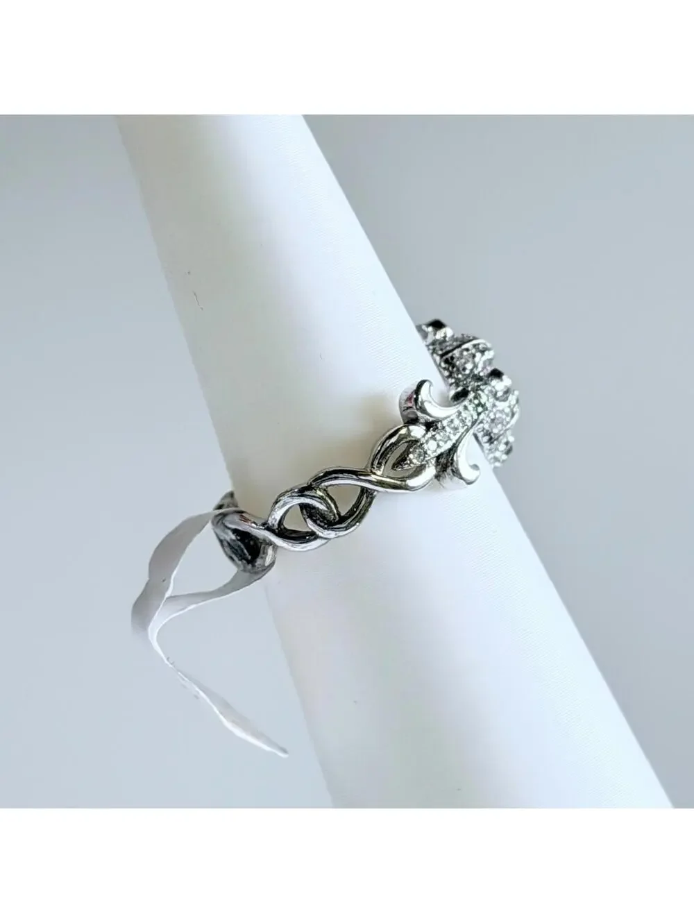 Bomb Party Ring Sz 6 Sterling Club “Versailles” on .925 Silver RETRO RBP2589